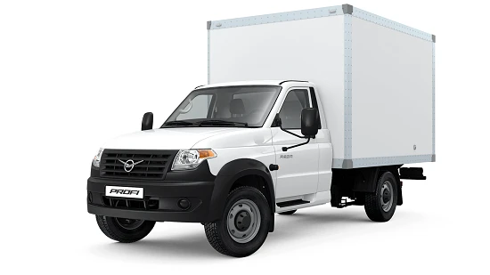 UAZ Profi 236022-115-04 4x4 Pickup Truck with Isothermal Van