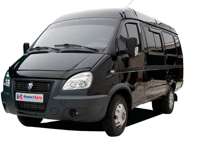 Passenger Cars for Transporting People N1GSB, Model N1GBRA on GAZ 27057 Base with Gasoline Engine