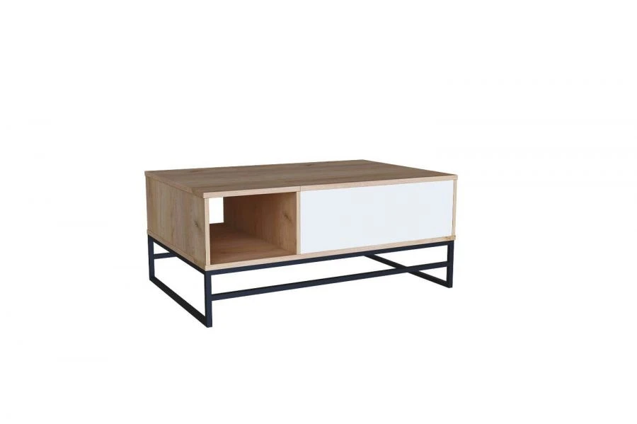 طاولة قهوة كولونيا LD.674040.000 (بلوط ذهبي/أبيض)