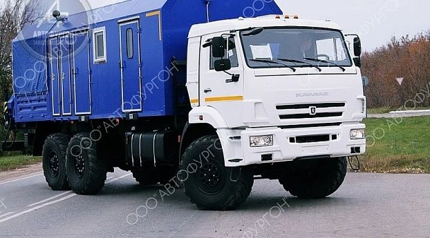 ورشة تصليح السيارات المتنقلة على هيكل كاما 43118 (نوع 47611)