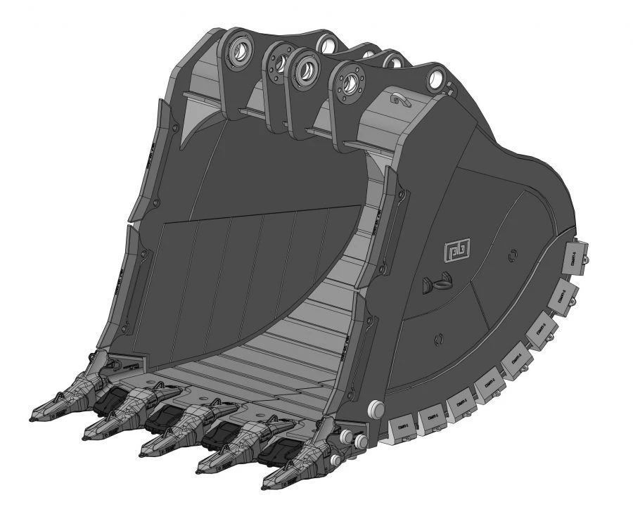 دلو الصخور المعزز RD-270-12m3-GET(DA)