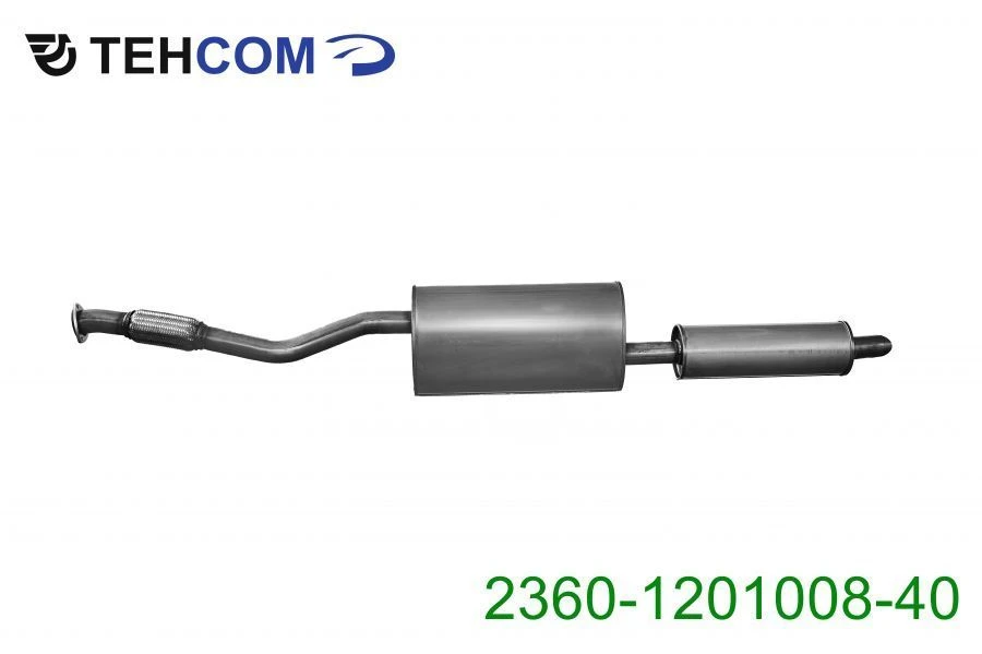 كاتم صوت مع ريزوناتور لمحرك زيمز 2360-1201008-40