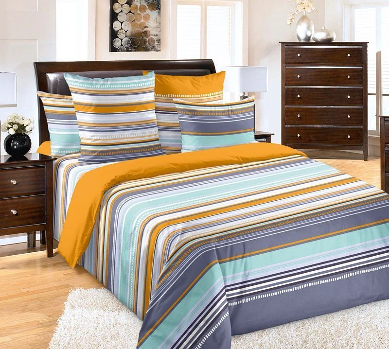 Cotton Bed Linen Set for Adults - Sheets, Duvet Covers, Pillowcases