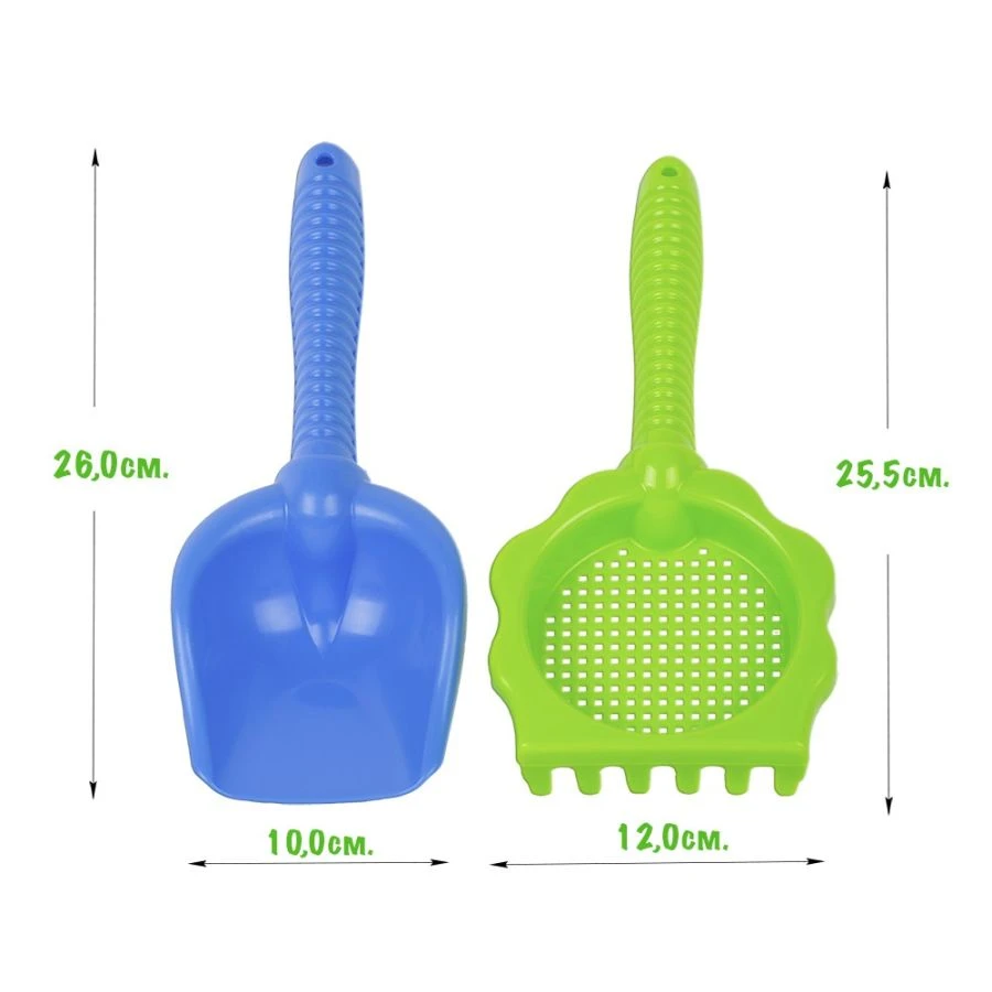 مجموعة ألعاب الرمل للأطفال - قطعتين