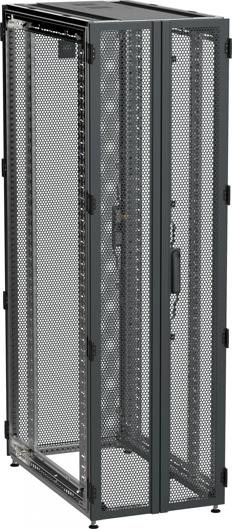 19" Server Cabinet ITK by ZPAS ZP05-47U-0612-P2P-R 47U 600x1200mm Black