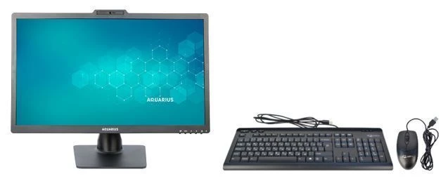 حاسوب كل في واحد بحجم 23.8 بوصة بدقة Full HD وكاميرا قابلة للتعديل Aquarius Mnb Pro T514