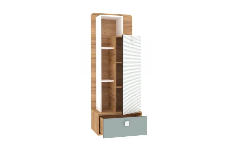 Combined Shelving Facades Set - Modex-2 LD.522100.000 (White/Blue)