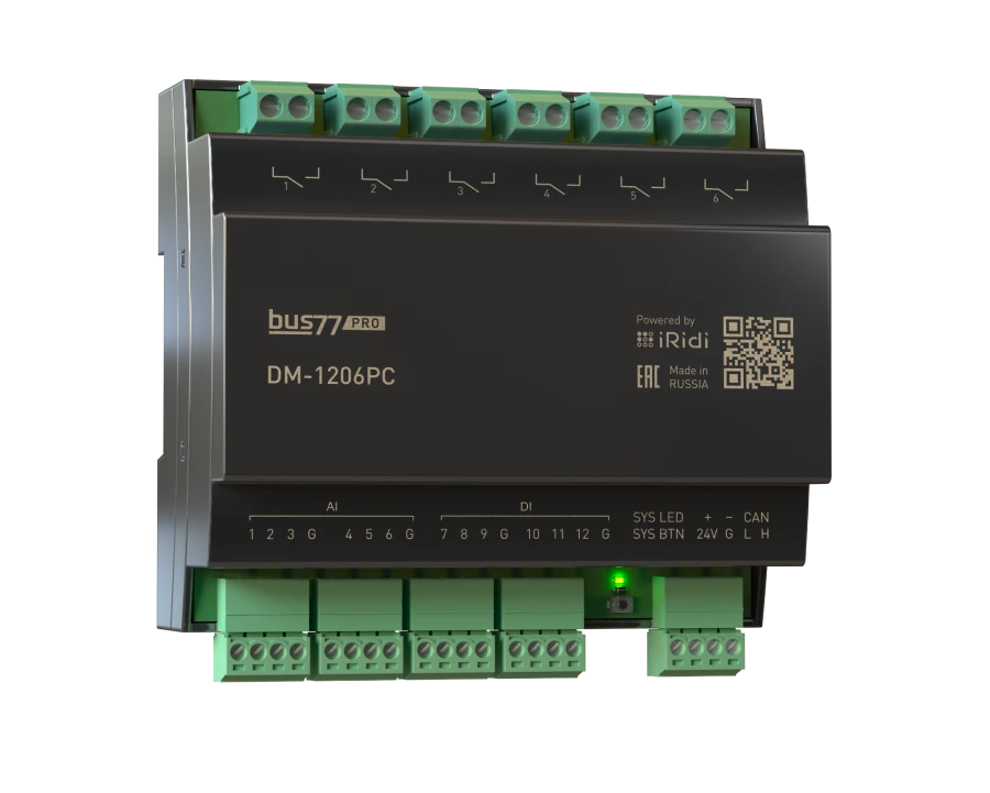 وحدة التتابع مع 6 قنوات تتابع و 12 مدخل عالمي (DM-1206PC/LDM-1206PC)