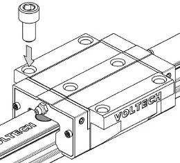V16513 Ball Bearing Carriage for Smooth Motion