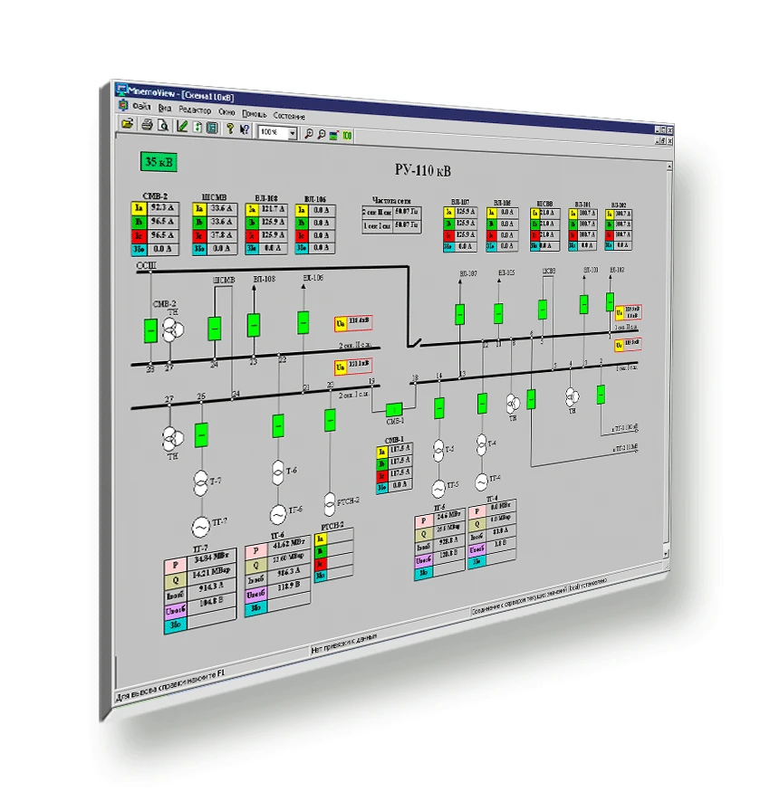 برنامج SCADA-NEVA لمراقبة الأنظمة في الوقت الحقيقي