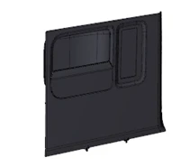 لوحة تزيين داخلية جانب صندوق السيارة اليمنى GARNITURE LAT D COFFRE AR 96833541ZD