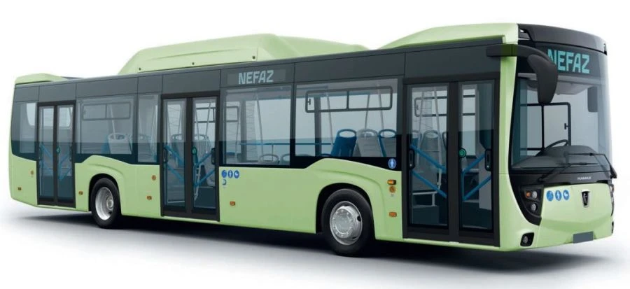 حافلة منخفضة الأرضية NEFAZ 5299 مع محرك WEICHAI WP7NG260E51 بالغاز الطبيعي
