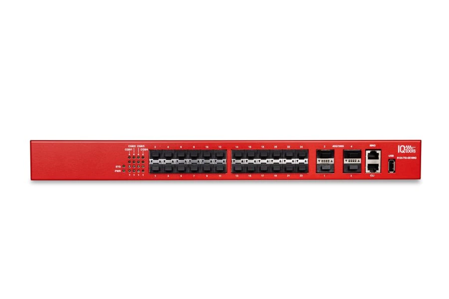 مفتاح الشبكة IQTools 5124-TG-4X100G للاتصال عالي السرعة