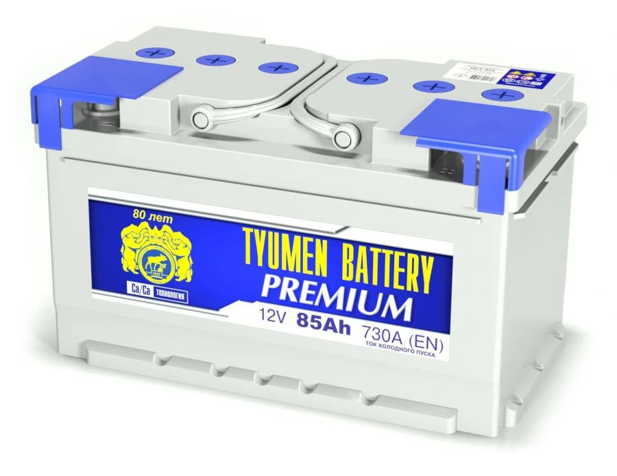 بطارية بدء تشغيل بالرصاص TYUMEN BATTERY 6ST-85LR PREMIUM