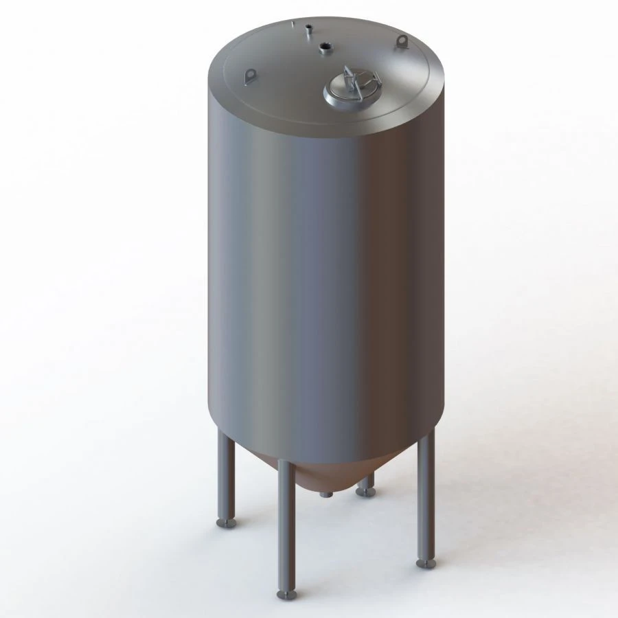 Fermentation and Maturation Tank for Beer - Vertical Design