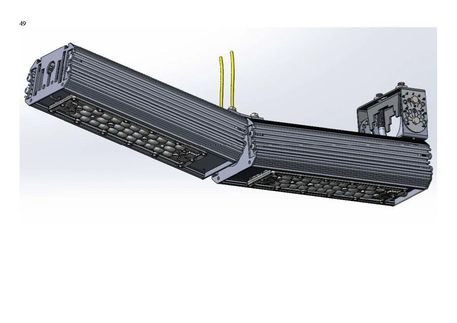 ضوء LED تصميم صناعي "MTM IoT" سلسلة كيوبيك 120 وحدتين
