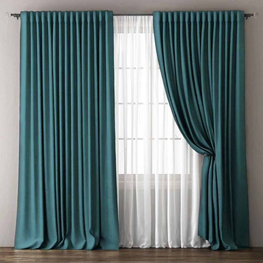 Interior Curtain Made of Cotton Fabric - Traushka Art. 1712/I