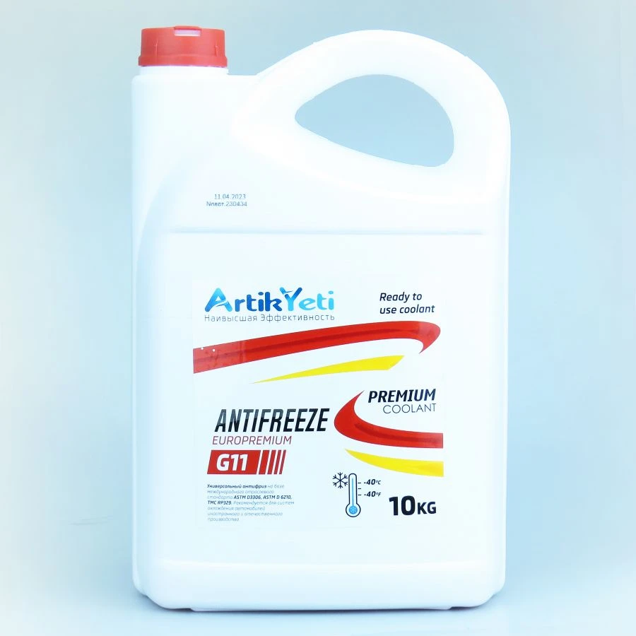ArtikYeti Euro Premium G11 Antifreeze for Engine Cooling