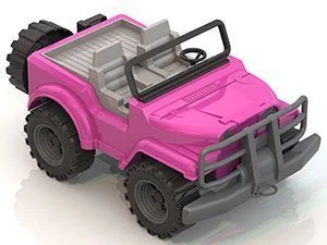 Flamingo Jeep for Girls - Off-Road Toy Car