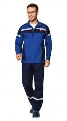 Special Protective Clothing for Mechanical Impact with Water-Repellent Finish and Reflective Elements