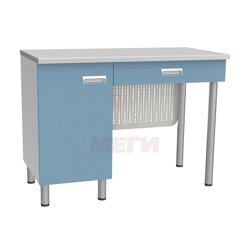 طاولة مختبر مع خزانة وسحب SL-04-MSK (SL-04-203)