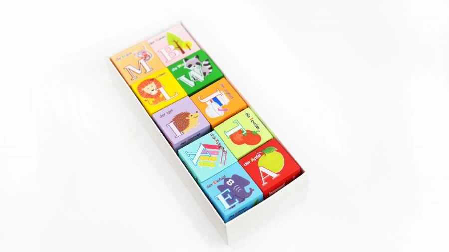 Educational Wooden Alphabet Blocks Set for Kids
