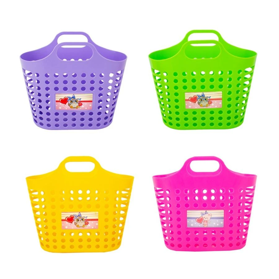 Compact Toy Storage Basket Bag for Kids