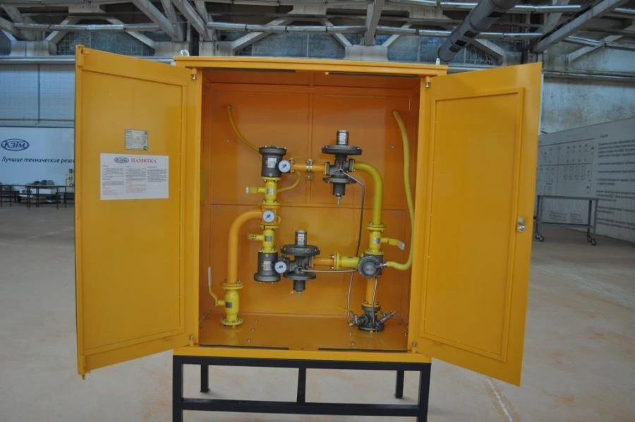 Gas Reduction Station Cabinet (GRPSH) with Main and Backup Reduction Lines SHBDG-40-2