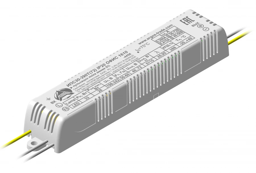 مصدر الطاقة LED IPS30-390T(72) للإضاءة الداخلية