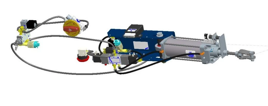 مشغل باب هوائي للمركبات 40N1R63/116T1B033