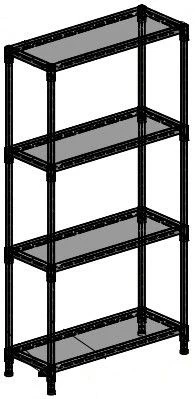 TV Stand Shelf Unit TV-AET-2.33.01