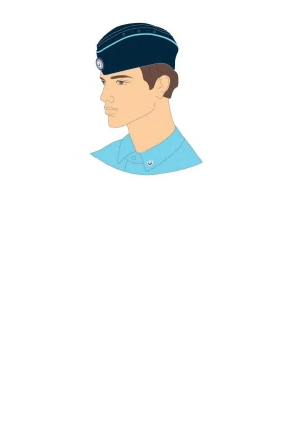 Departmental Security Hats for Transneft Employees, Pilot Caps, Product Code P