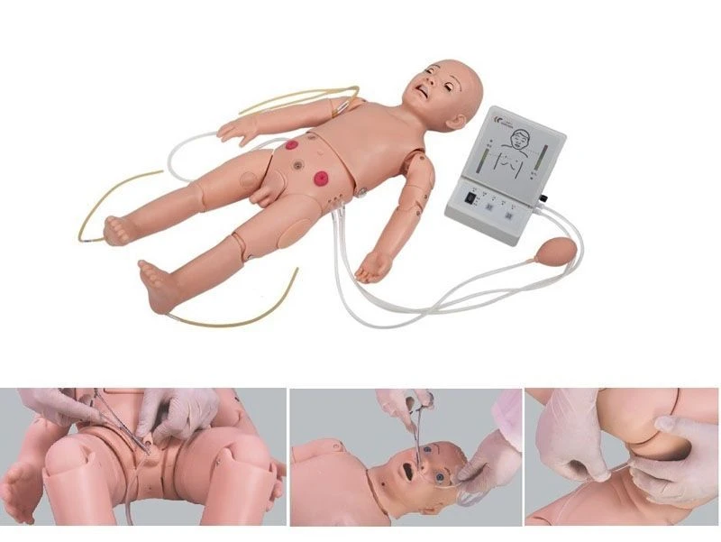 دمية طفل كاملة الوظائف للتدريب الطبي، T532