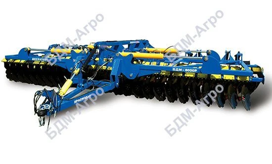 محراث قرصي BDM-6000R - معدات معالجة التربة المتعددة الاستخدامات