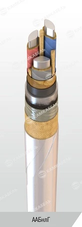 Power Cable with Aluminum Conductors, Impregnated Paper Insulation, 1 kV, AABnlG Model
