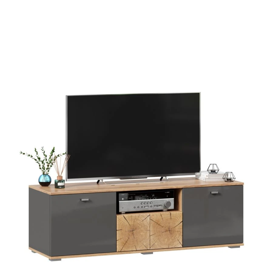 فيجي LD.659130.000 طاولة تلفزيون 1400 (بلوط ذهبي / أنثراسيت)