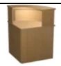وحدة الانتقال الدائري لطاولة التوزيع 700x700x1100 مم