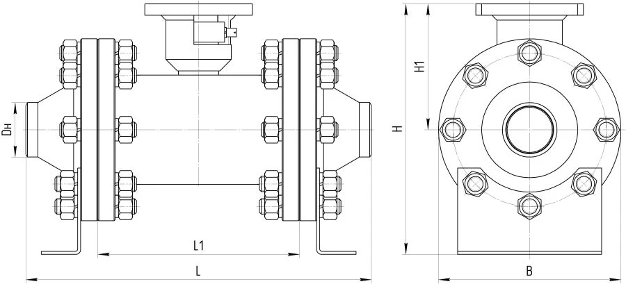 Steel Shut-off Ball Valve AТЭК.491284.025 for Pipeline Applications