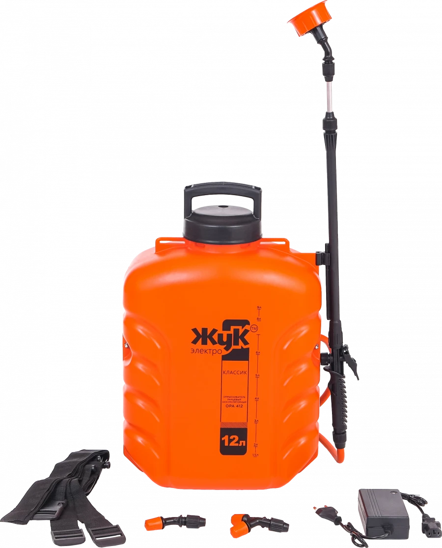 Battery-Powered Backpack Sprayer TM "Zhuk" 12L, Model OPA 412,112