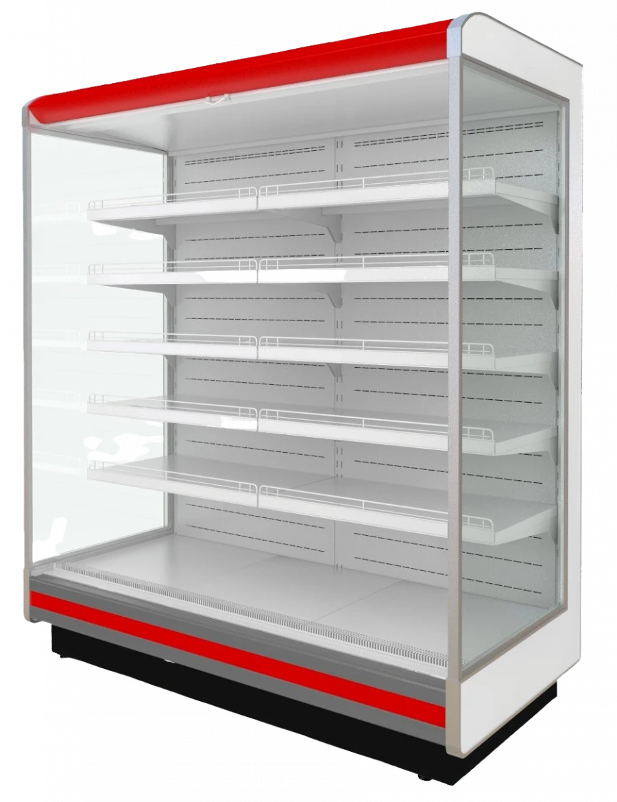 Wall-Mounted Medium Temperature Refrigerated Display Case Warsaw 210/66 VХСнп-1,875