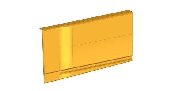 Right Step Cover for LIАЗ-529265-03 (Part No. 529265-5107224-03)