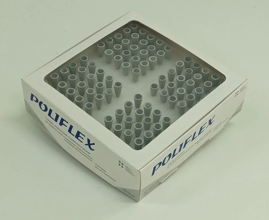 POLIFLEX Elastic Dental Heads, Final Finishing Kit, 100 pcs, SK11, SK12, SK13, SK14
