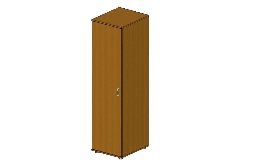 Horizontal Clothing Wardrobe with One Swing Door GM 31.01.12.131.005.05.00