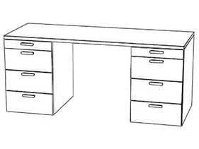 Freedom Office Desk with 2 Cabinets, Art. FSTS 12