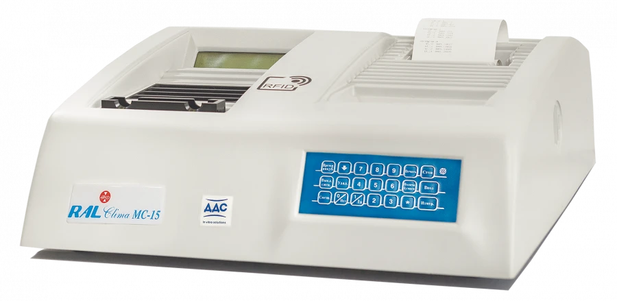 محلل بيولوجي شبه تلقائي عالي الأداء Clima MC-15 II