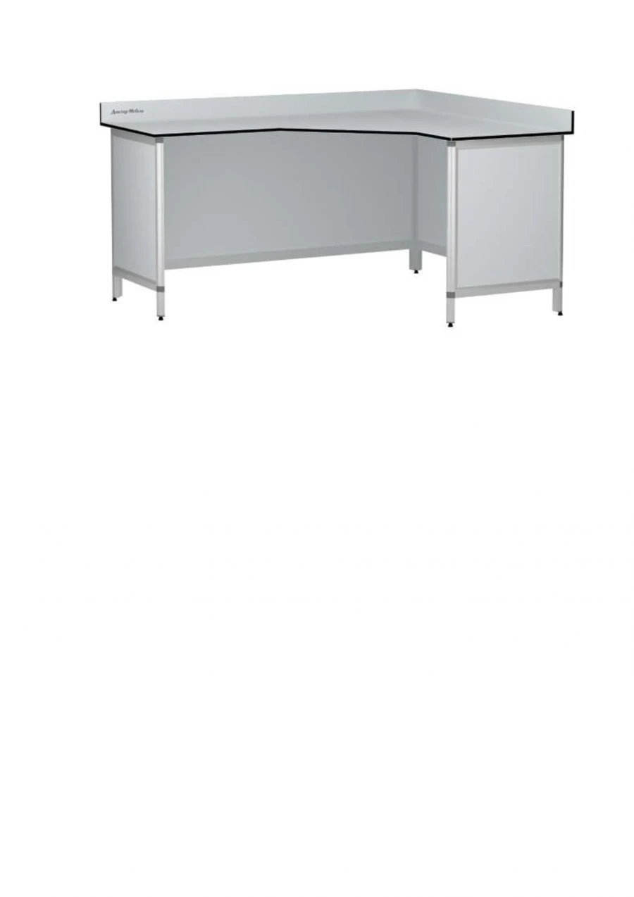 طاولة هيكل الألمنيوم مع ألواح LDSP DM-6-006-07