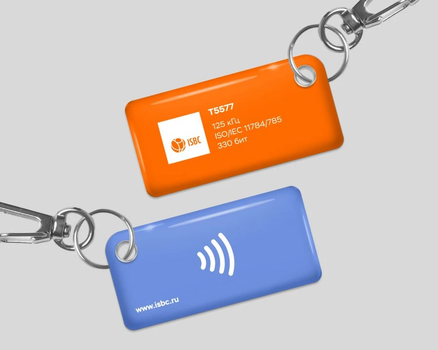 سلسلة المفاتيح ISBC® مع شريحة T5577 المتكاملة
