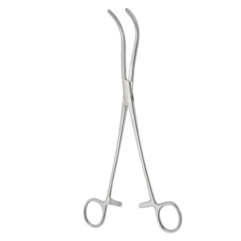 Curved Renal Pedicle Clamp, 230 mm, Model TЗ-01-271-23