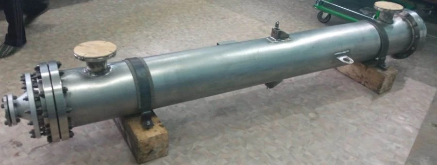Fluoroplastic Shell-and-Tube Heat Exchanger