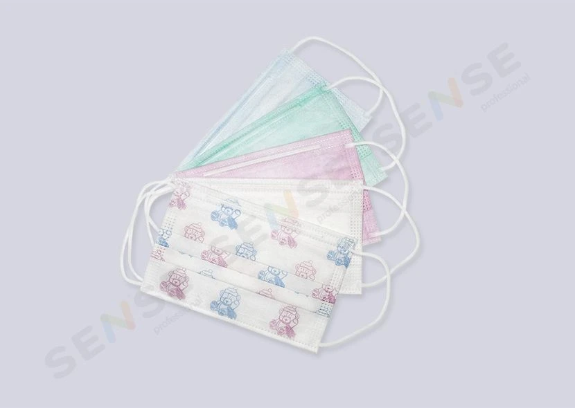 Children’s Disposable Medical Masks 12.0 cm x 9.0 cm, Three-Layer, 50 pcs